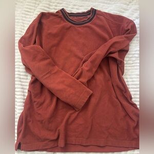 Patagonia Rhythm Orange Fleece Pullover Vintage